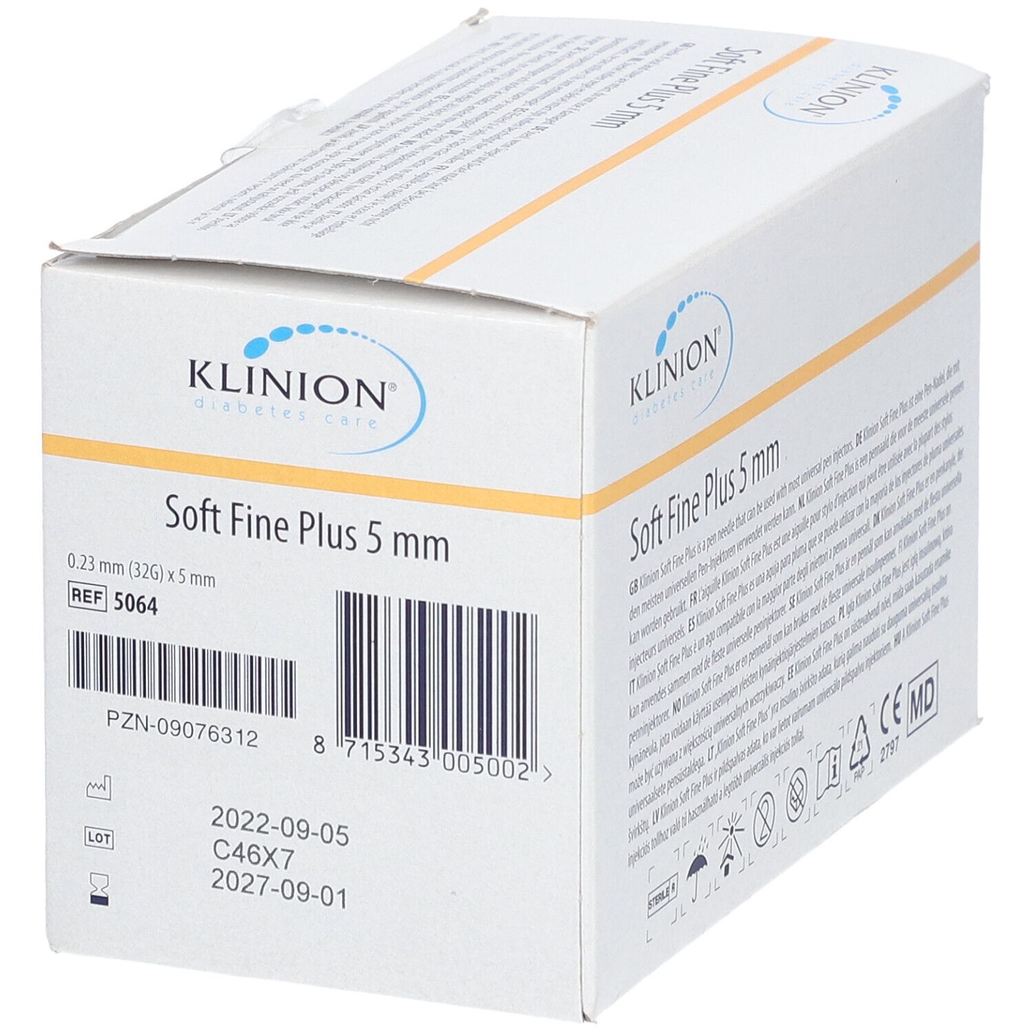 KLINION Soft fine plus Pen-Nadeln 0,23x5 mm 32 G 110 St