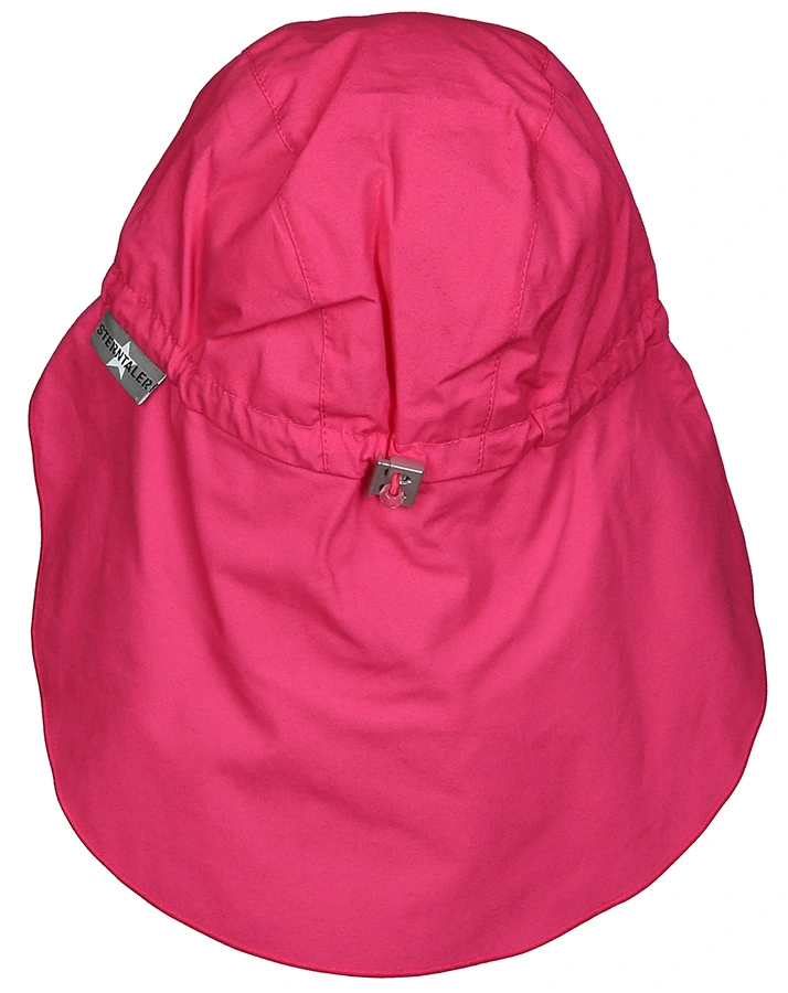 Schirmmütze BASIC mit Nackenschutz in magenta