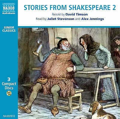 Stories from Shakespeare Vol. 2 (Stevenson, Jennings) CD 3 discs (2006) Pre-Owned