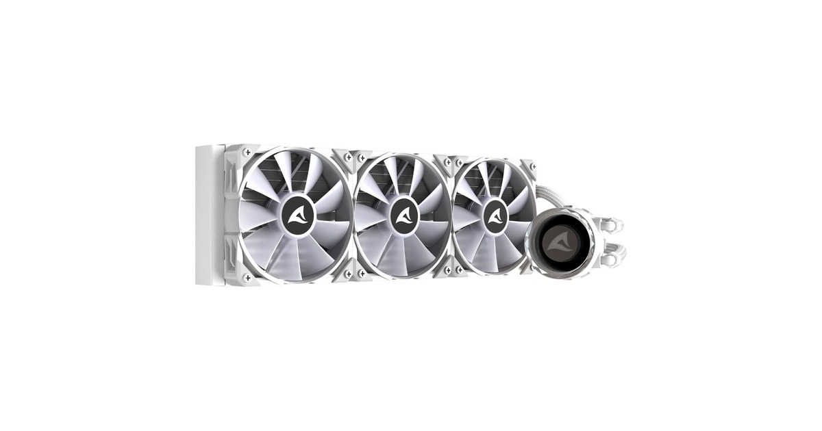 SharkoonS90 RGB White waterkoeling  (Wit, 4-pins PWM fan-connector)
