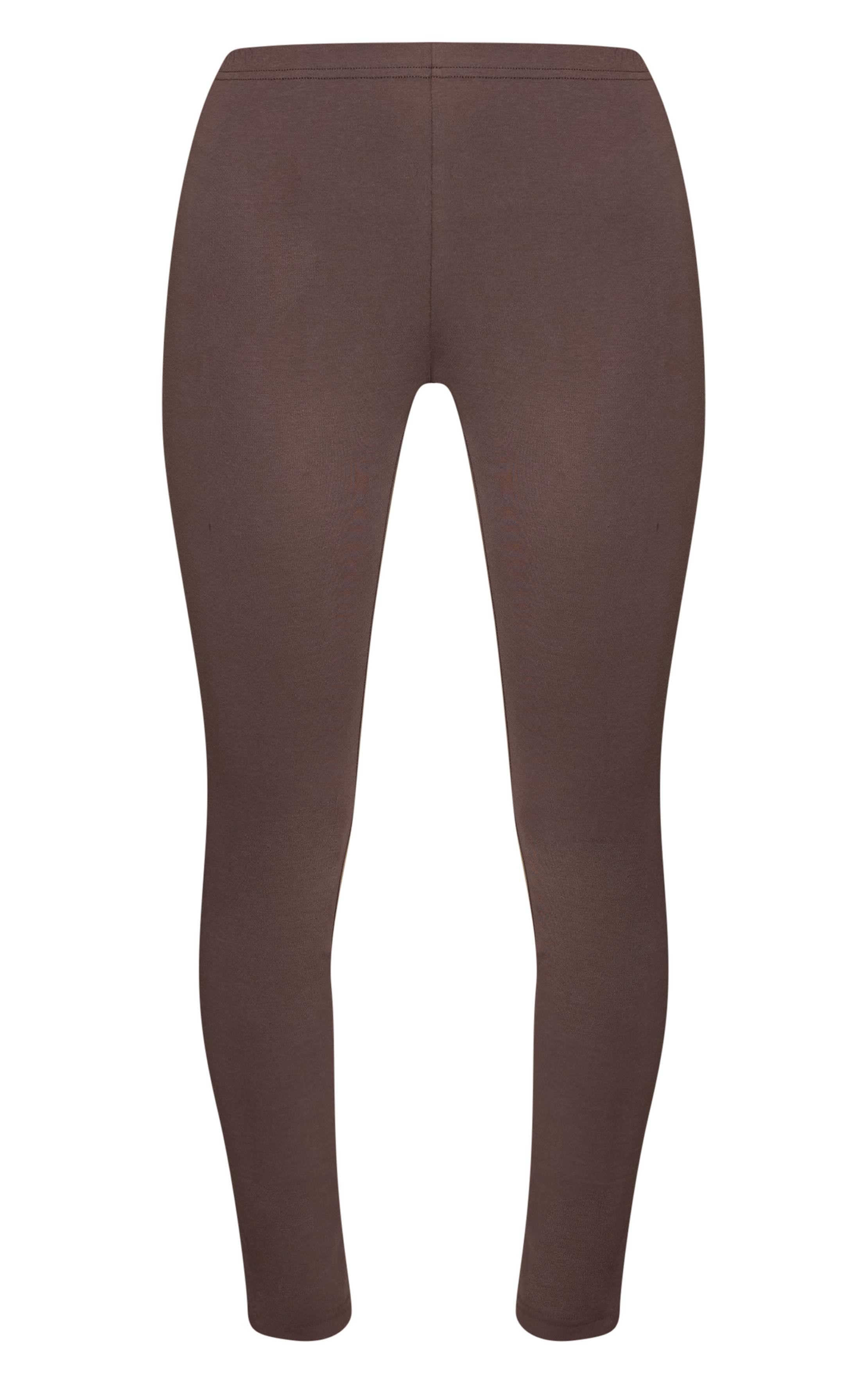 Charbon Legging Taille Haute En Coton