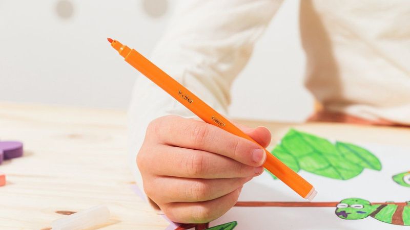 BIC Kids Visa Kleurstiften - Pak van 18 viltstiften- Diverse Kleuren