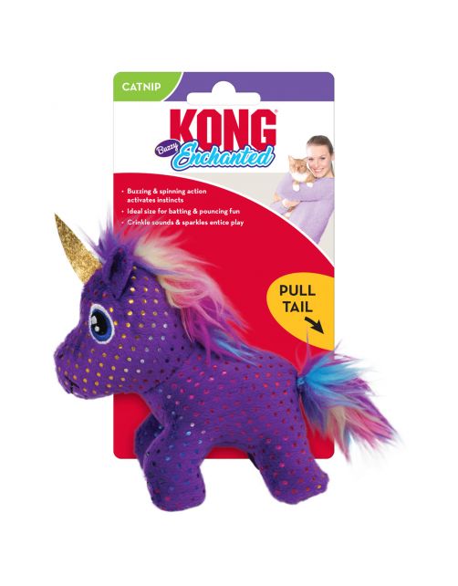 Kong Cat Enchanted Buzzy Unicorn - Kattenspeelgoed -