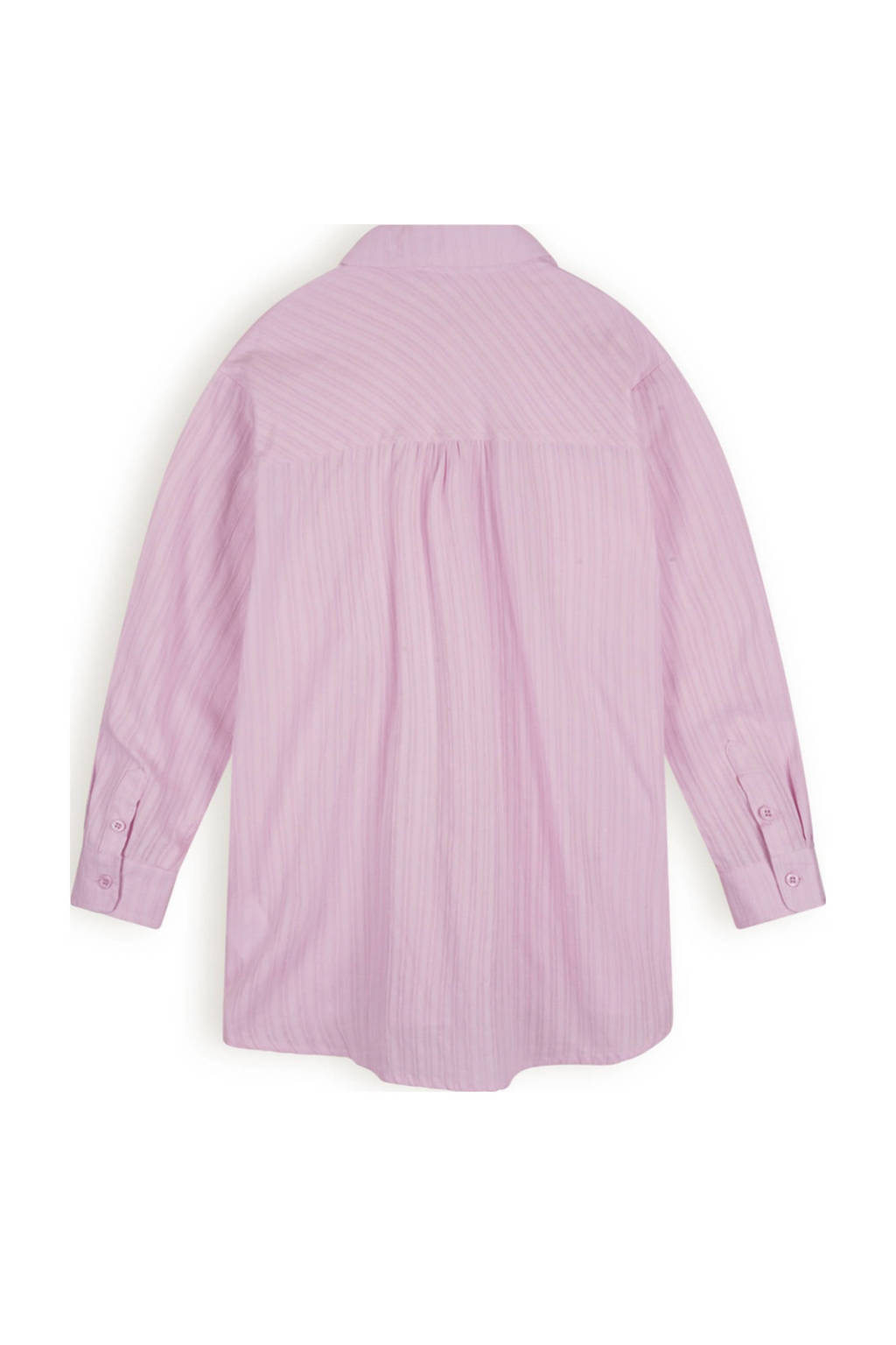 NoBell’ gestreepte blouse Timmy donkerroze
