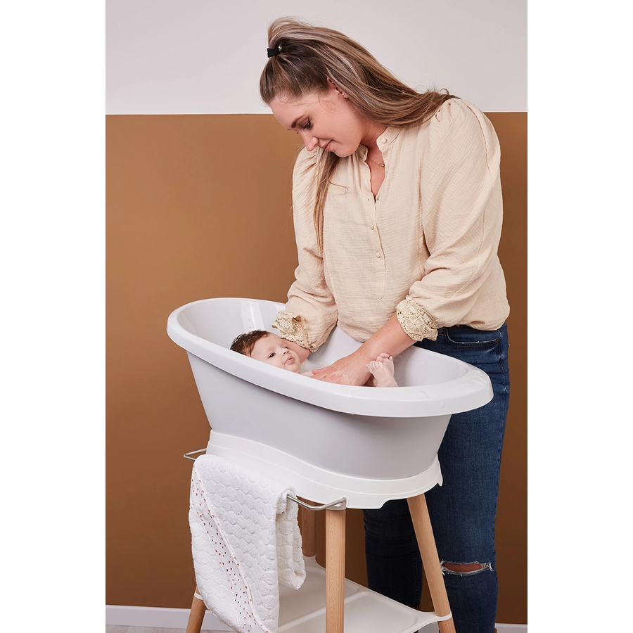 bébé-jou® Thermobadewanne Click hellgrau