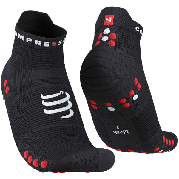 Chaussette running COMPRESSPORT PRO RACING SOCKS V4.0 RUN LOW BLACK