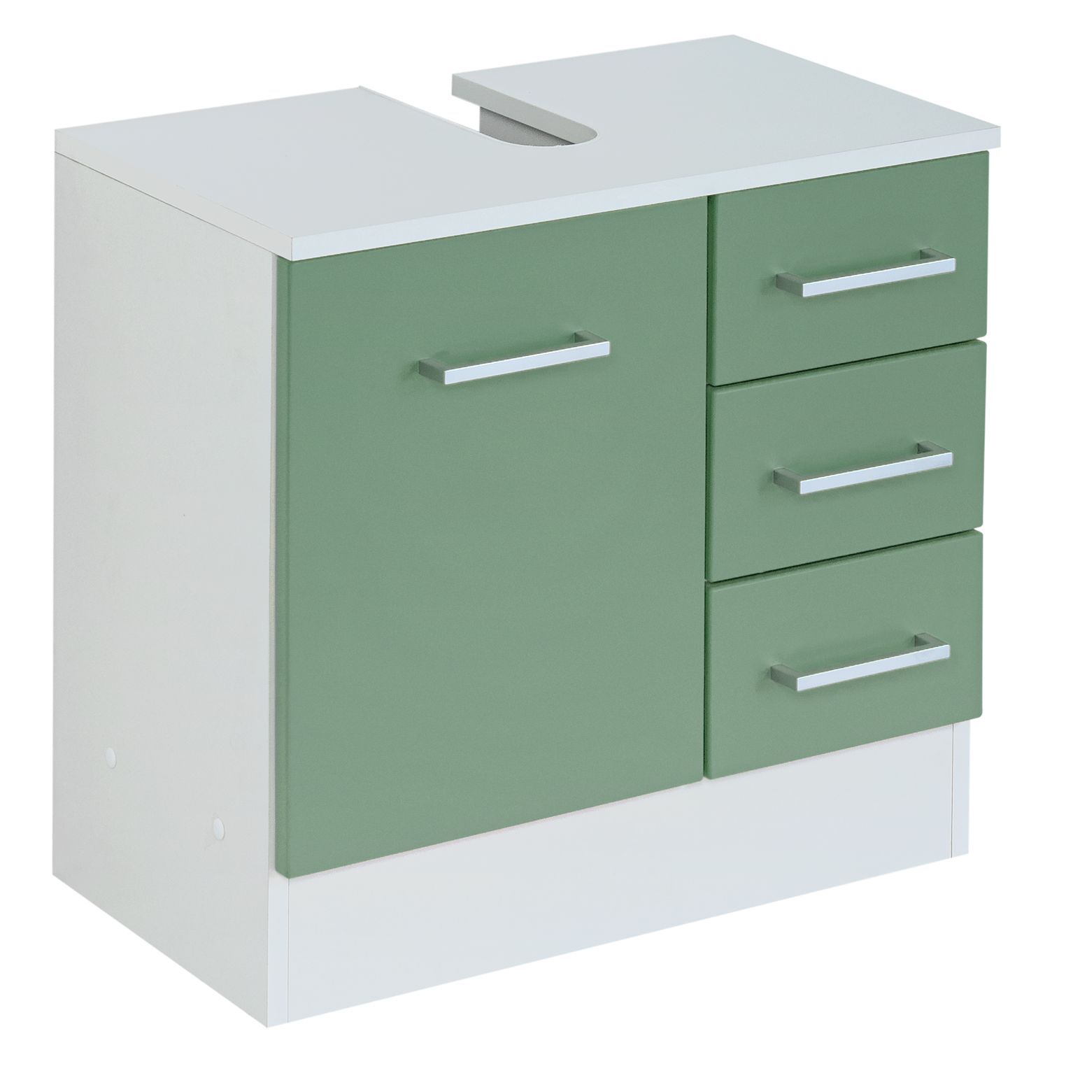 Waschbeckenunterschrank RIGA - grün - 60 cm