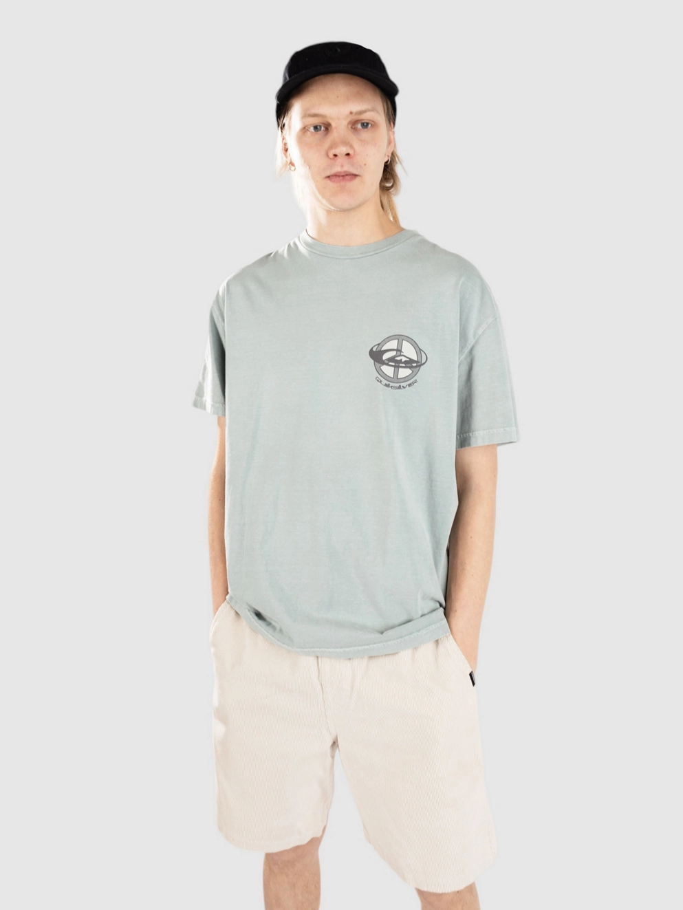 Quiksilver Wake Up World T-Shirt chinois green