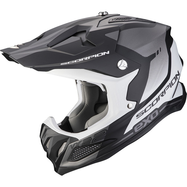 Scorpion - Casque VX-22 Air Attis Noir Mat / Argent
