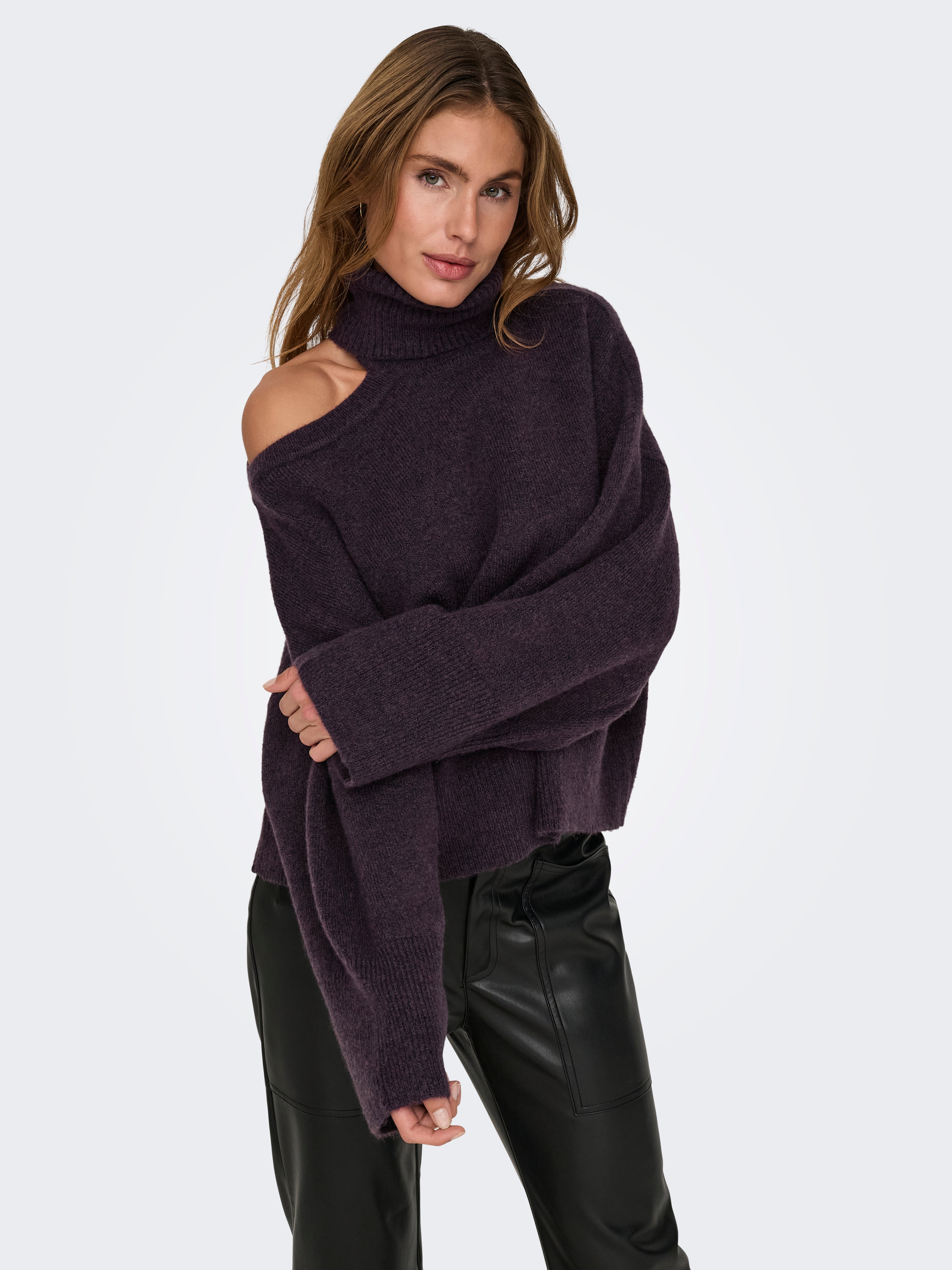 JDYDEBBIE Strickpullover Plum Perfect
