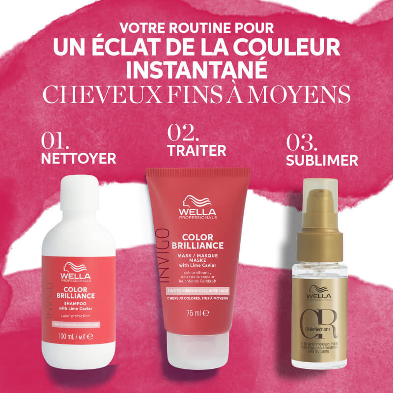 Coffret Cheveux Colorés Fins à Moyens Invigo Color Brilliance Wella Professionals