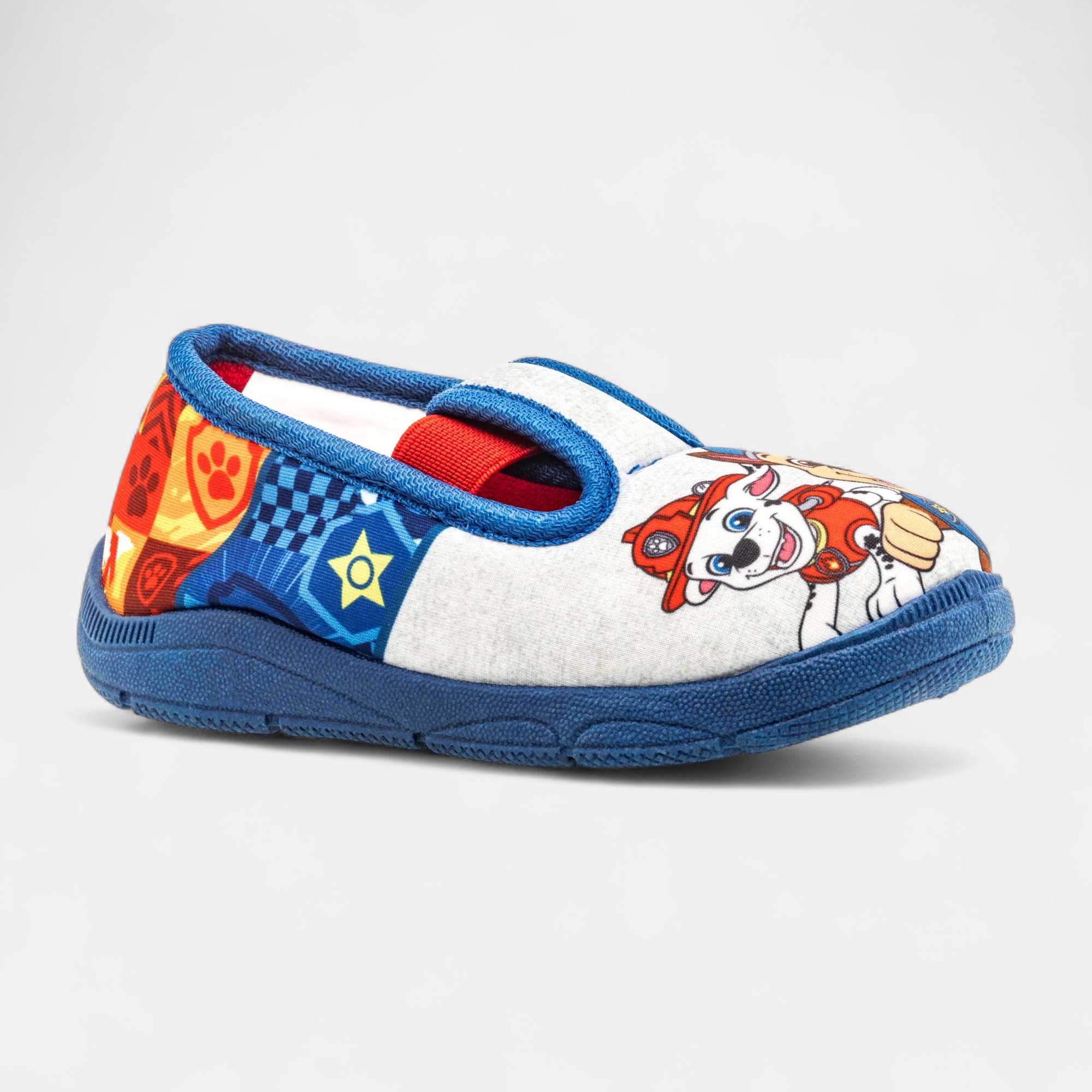 Pantoufles pieds sensibles Garçon bleu marine