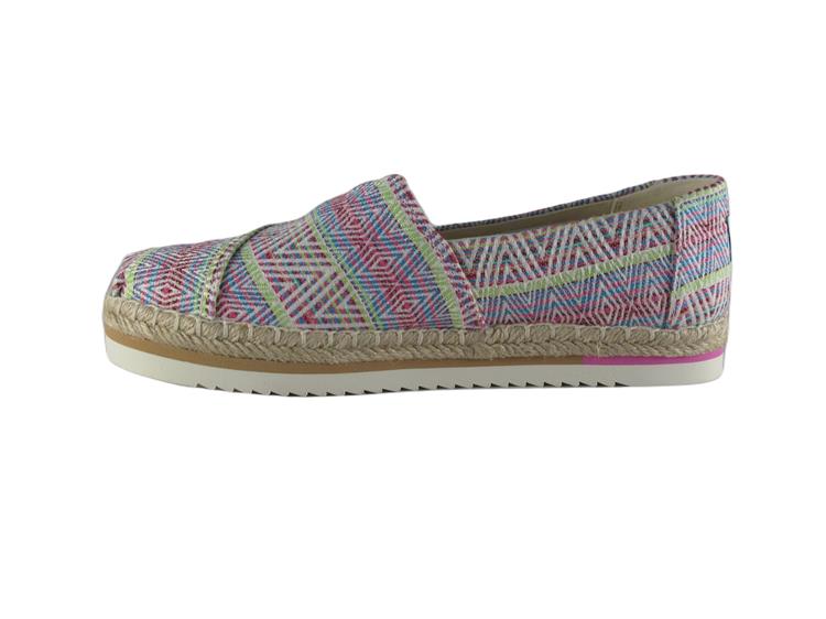 Toms Alpargata Platform Diamond Beige 10019810