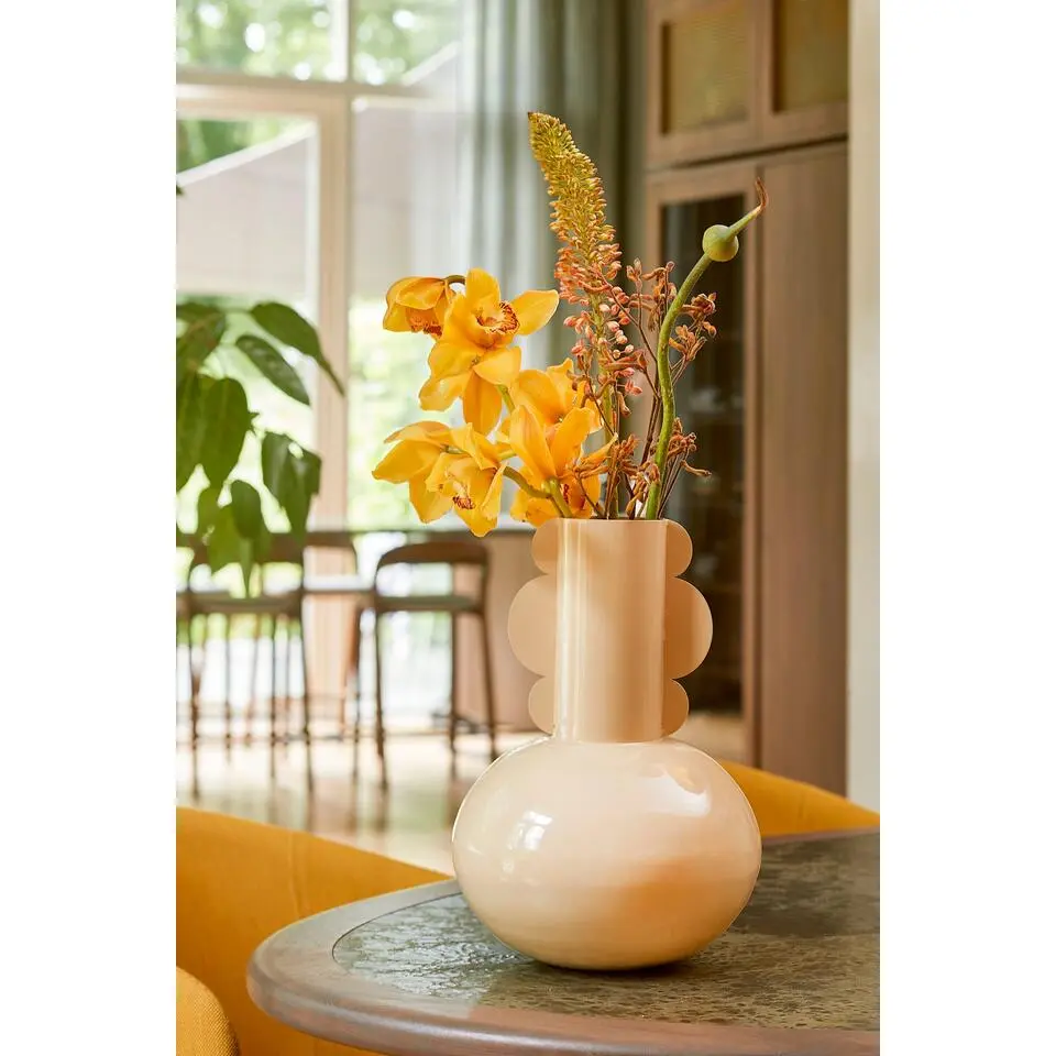 Mica Decorations Boyd Vaas - H36 x Ø25 cm - Beige