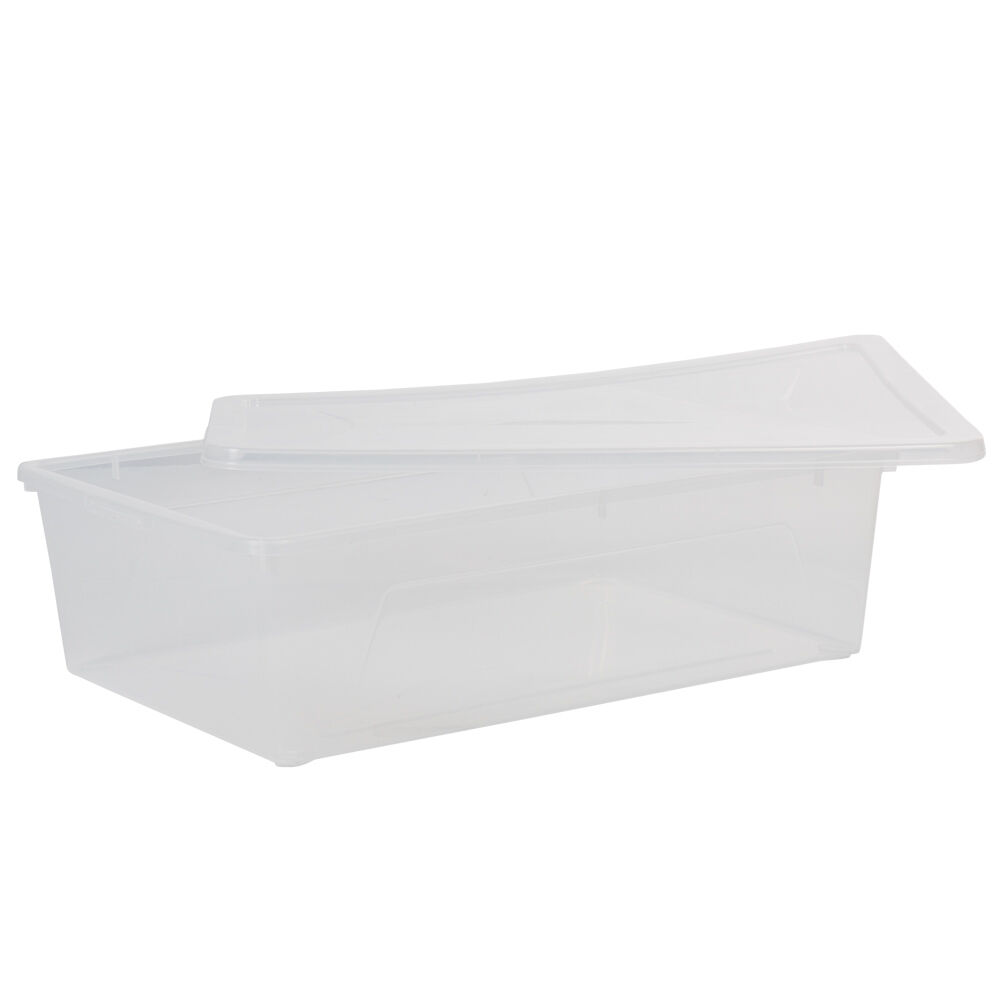 Boîte de rangement transparente 22 L