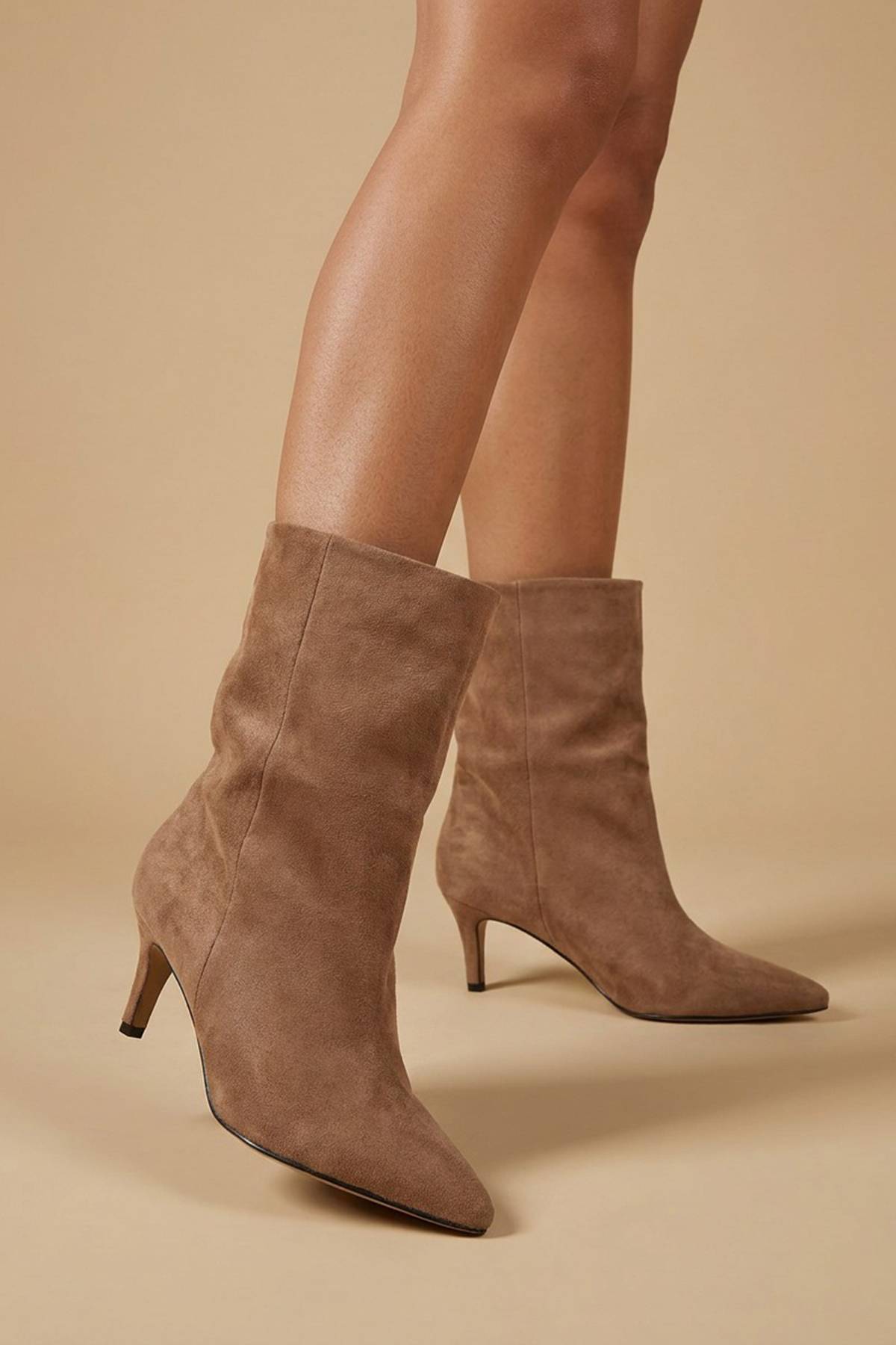 Oasis Bottes Pointues Betty À Talon Moyen En Synthétique
