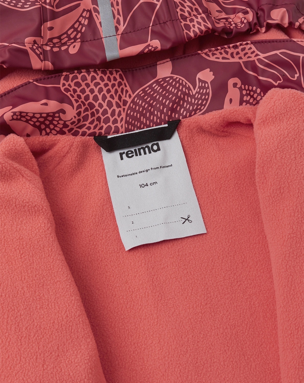 Regenjacke KOSKI in jam red