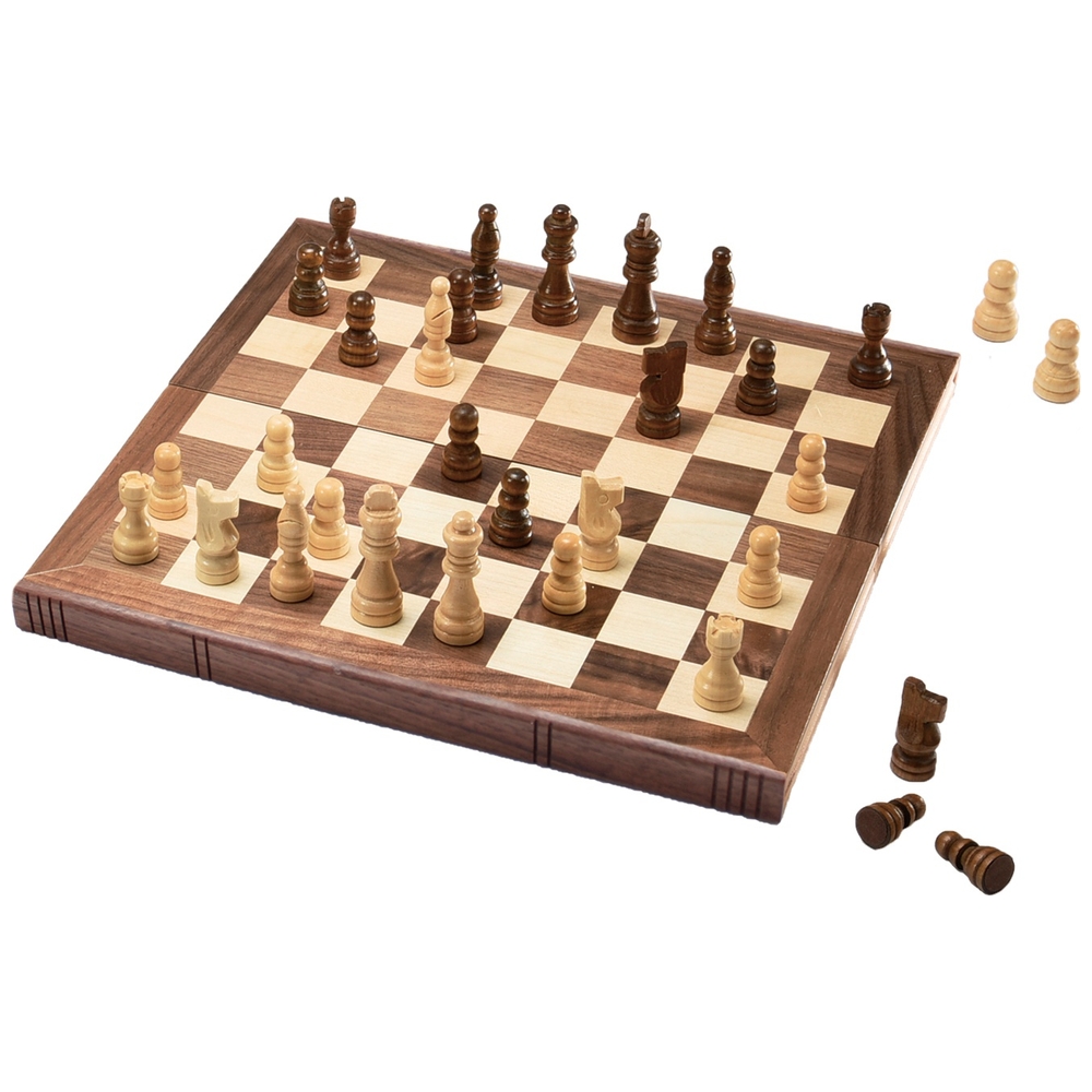 Deluxe-Schachset aus Holz