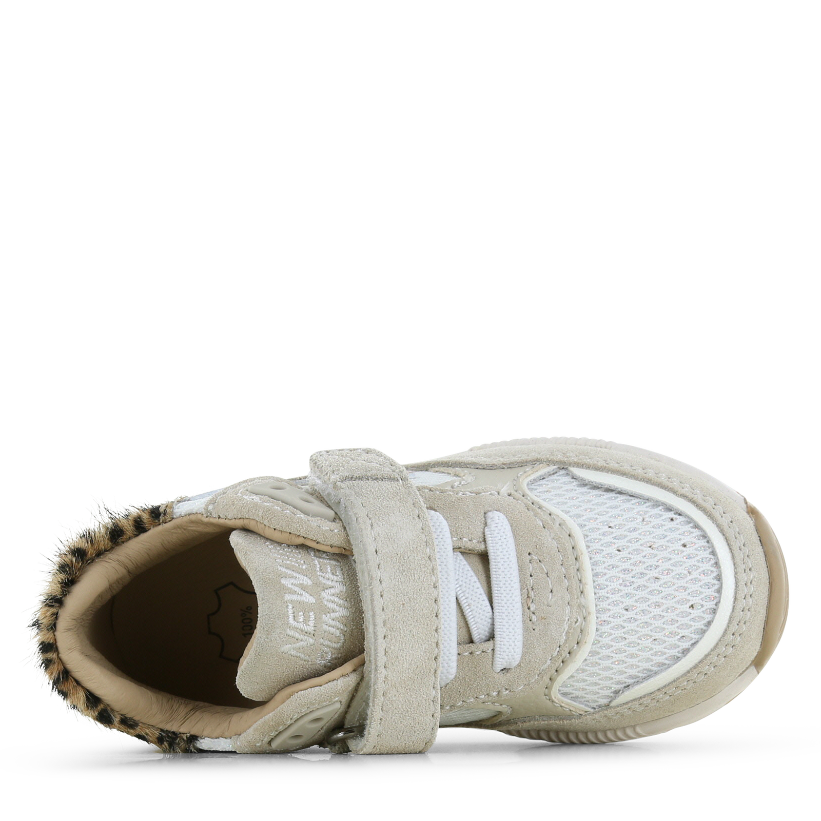 Shoesme beige sneaker Mesh, Microfiber leer, Suède | Meisjes schoenen