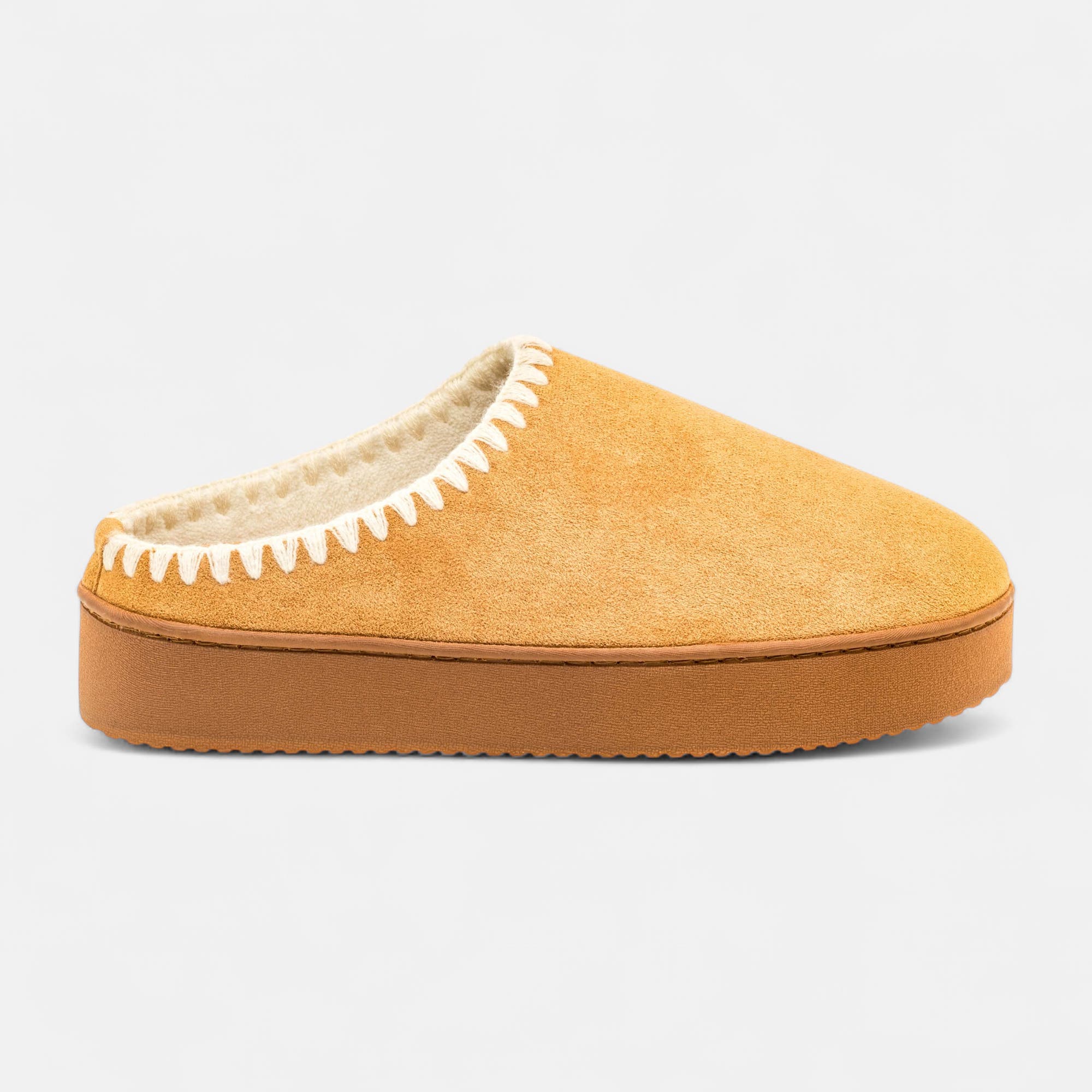 Pantoufles mules Femme camel