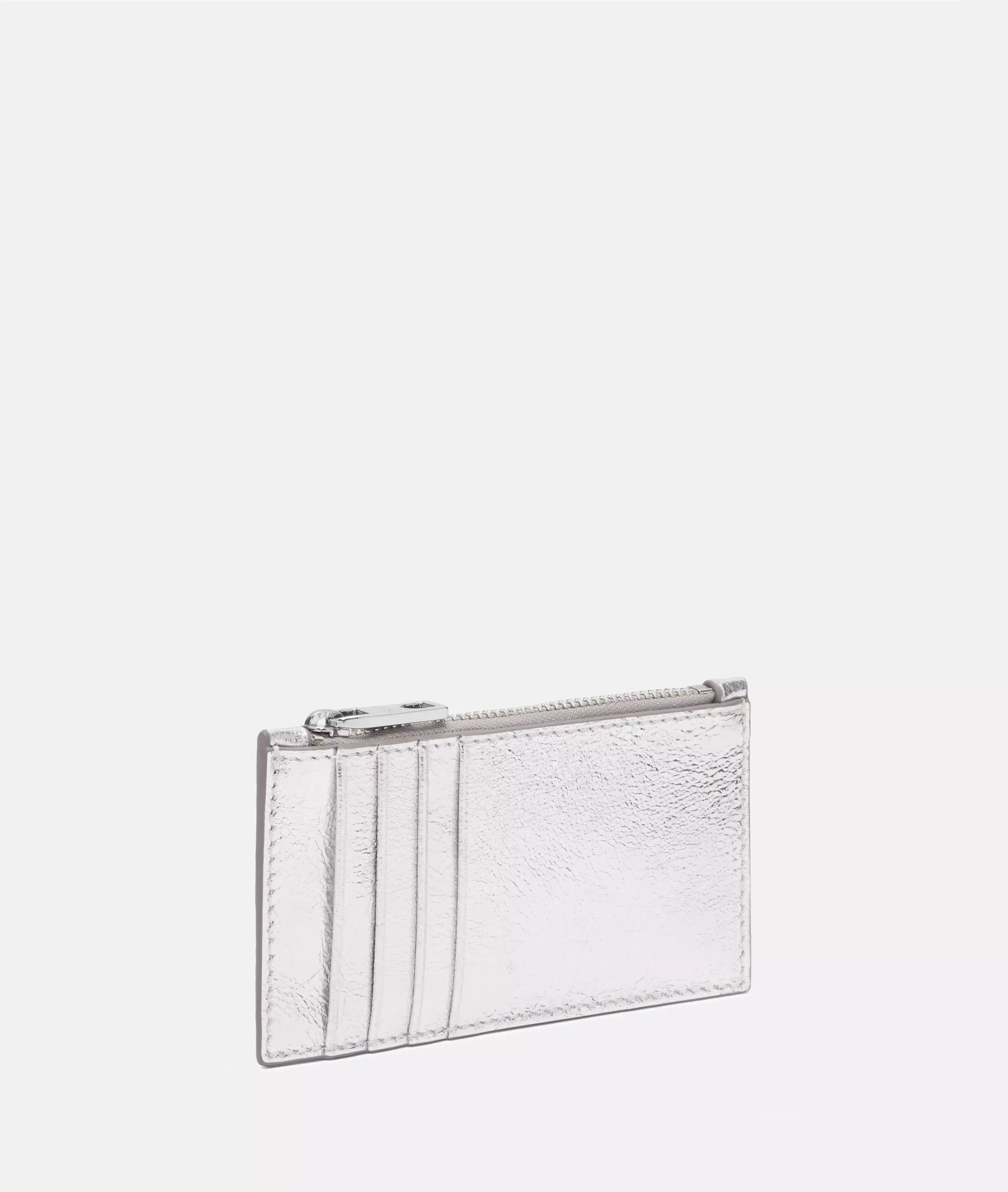 Lou Wallet XS Small card holder with metallic finish