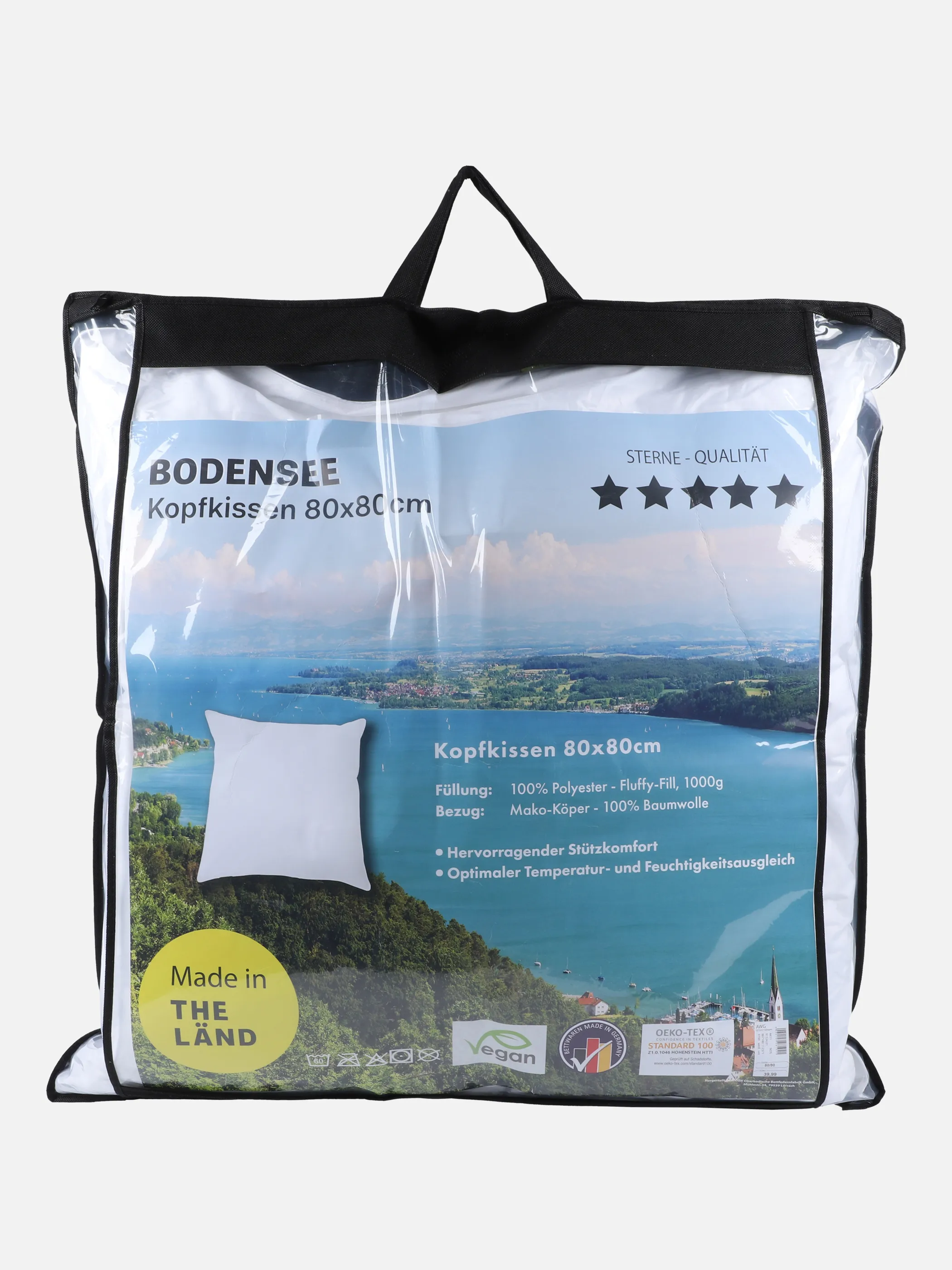 Kopfkissen Bodensee 80x80cm