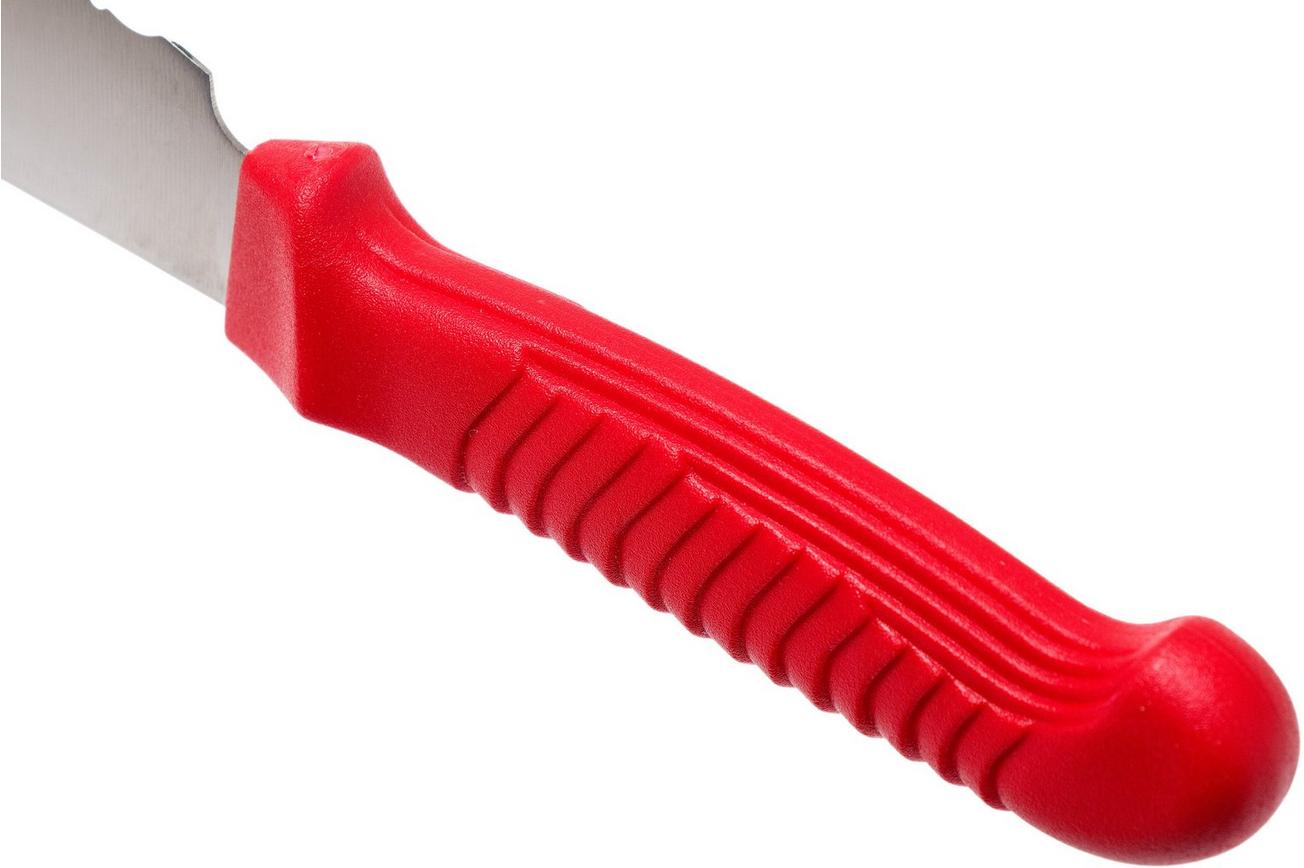 Spyderco K05SRD officemes 11 cm, rood gekarteld