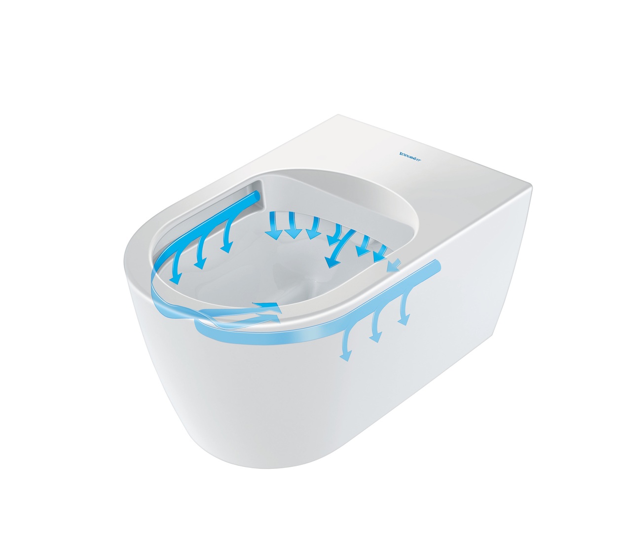 Duravit Starck Me compact randloos toilet met softclose zitting wit glans