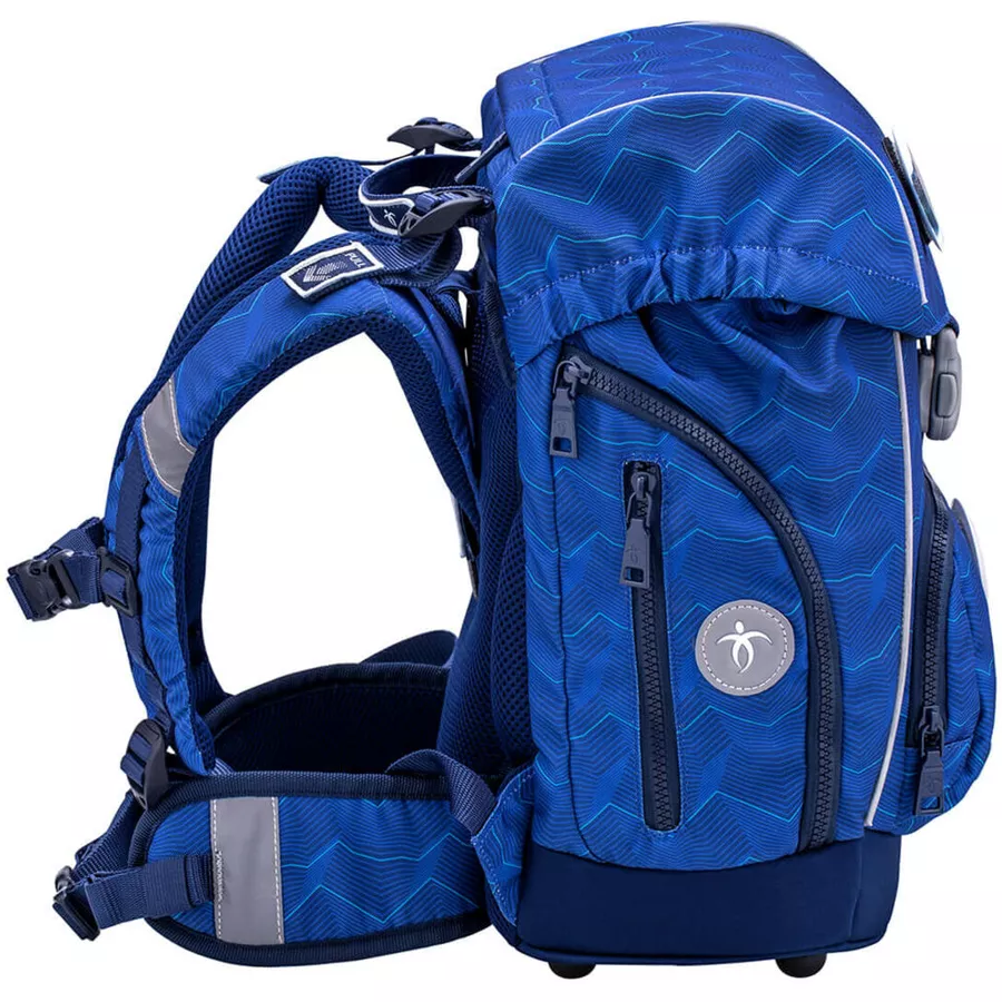Belmil Schulranzen Premium Comfy Plus Set 6-teilig Estate Blue
