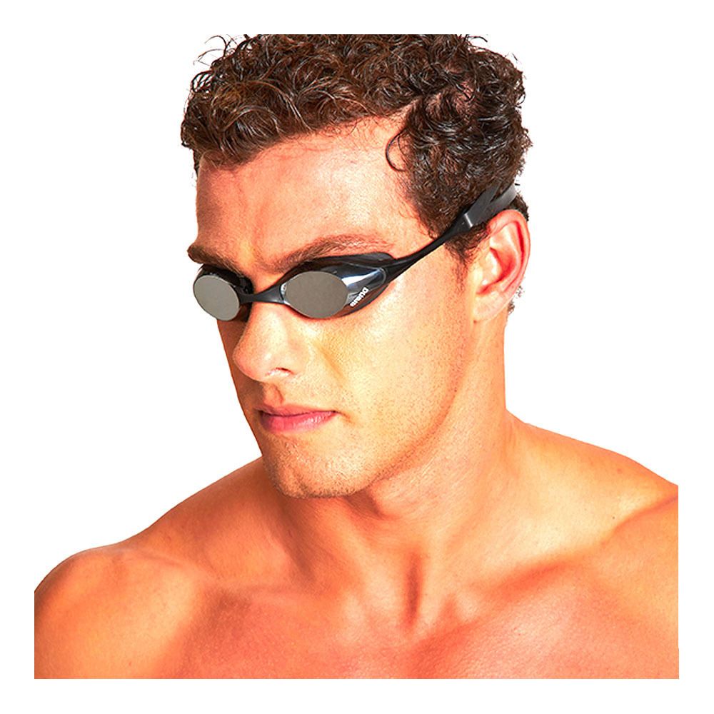 Arena COBRA SWIPE MIRROR - Lunettes de natation silver/black