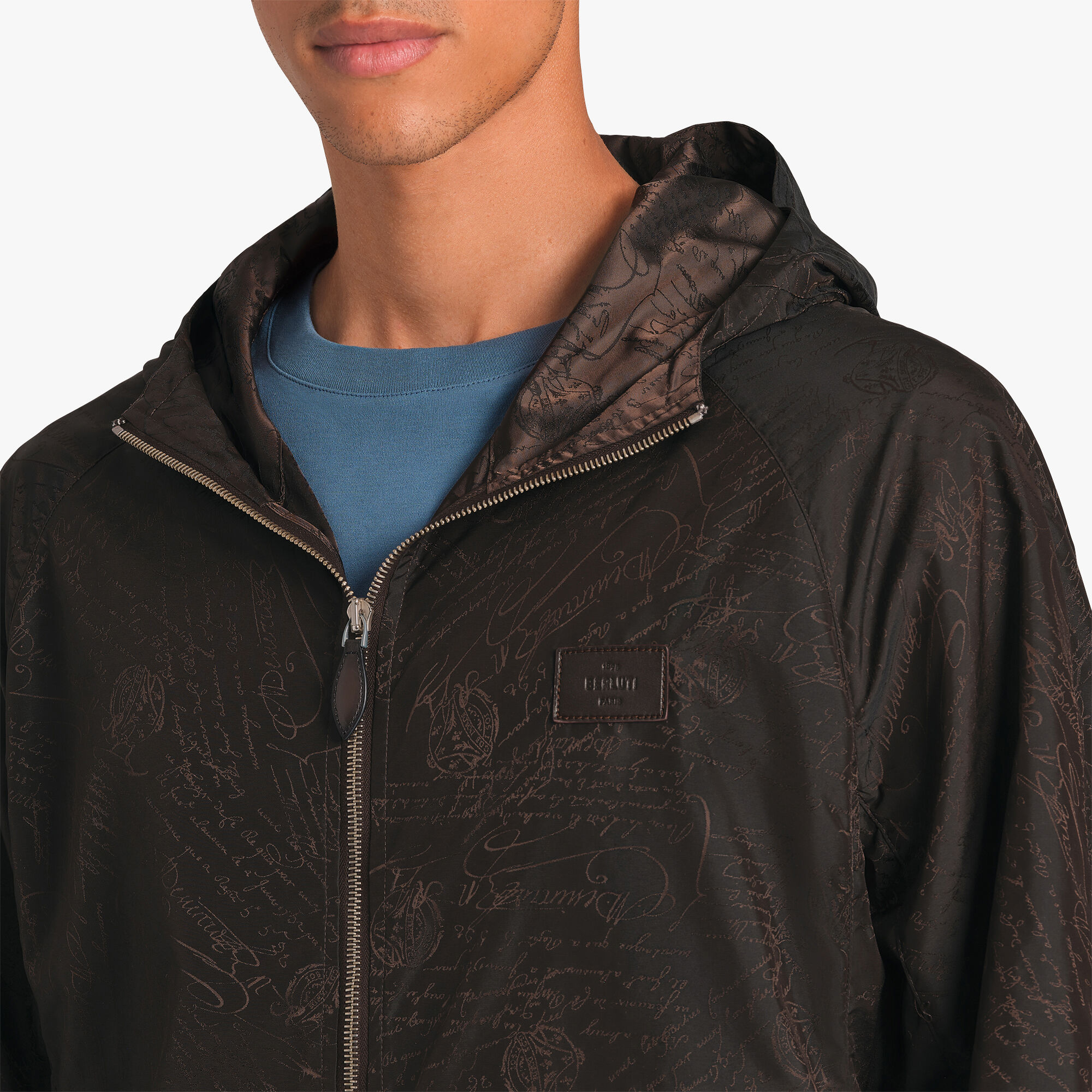 B-Way En Nylon Scritto