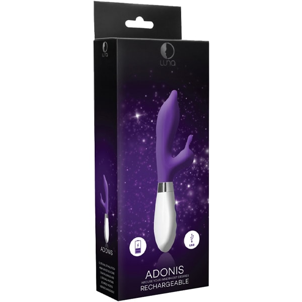 Vibromasseur & stimulateur de clitoris - Adonis - Violet