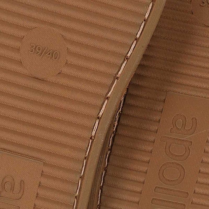 Hoge Sloffen - Suede - Cognac - Dames