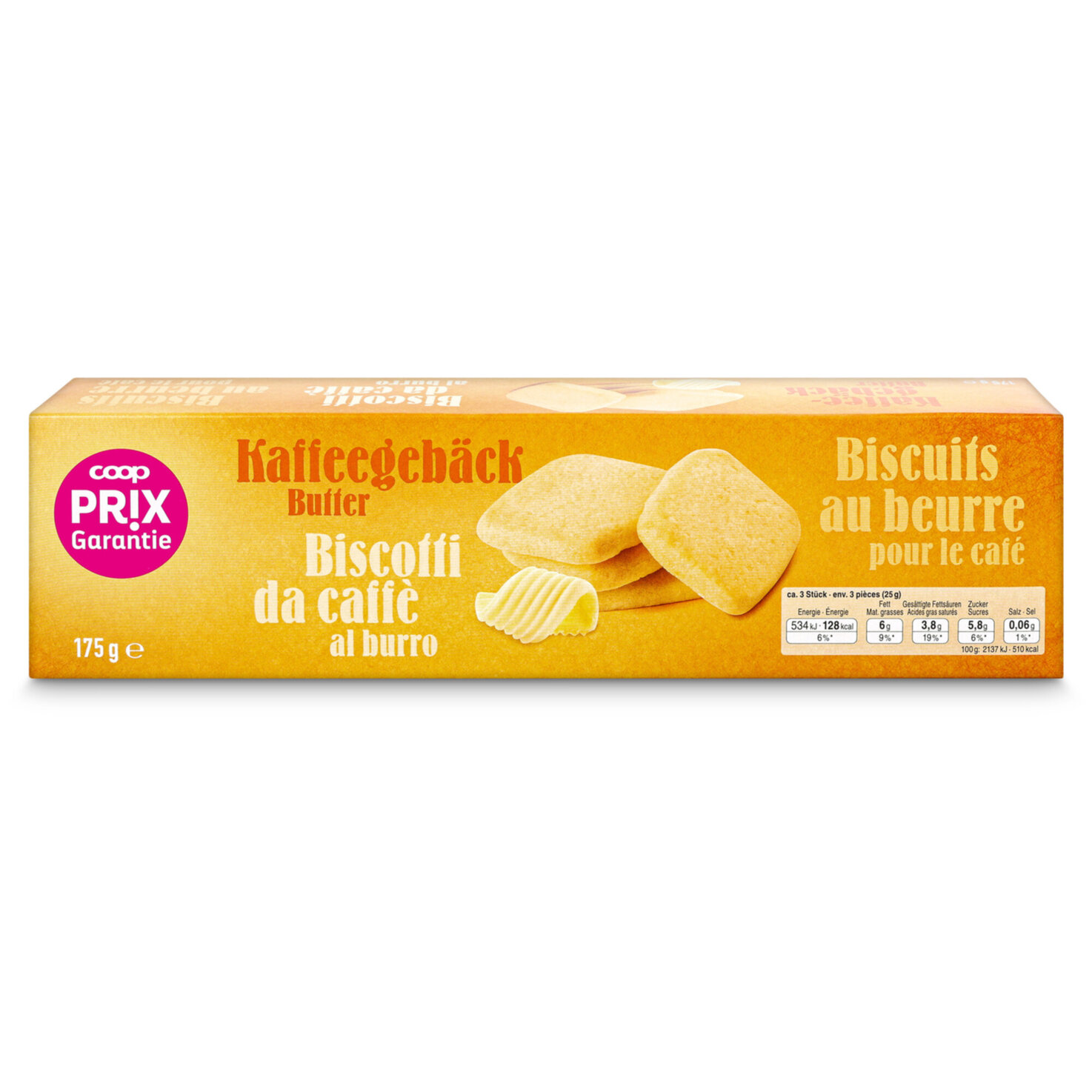 Prix Garantie Kaffeegebäck Butter