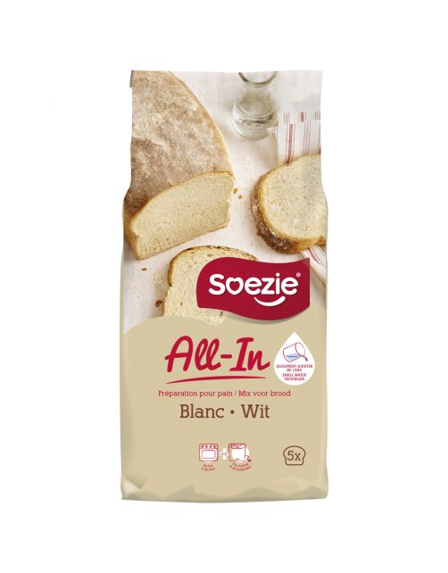 Soezie All-In Wit Brood - Bakproducten - 2.5 kg