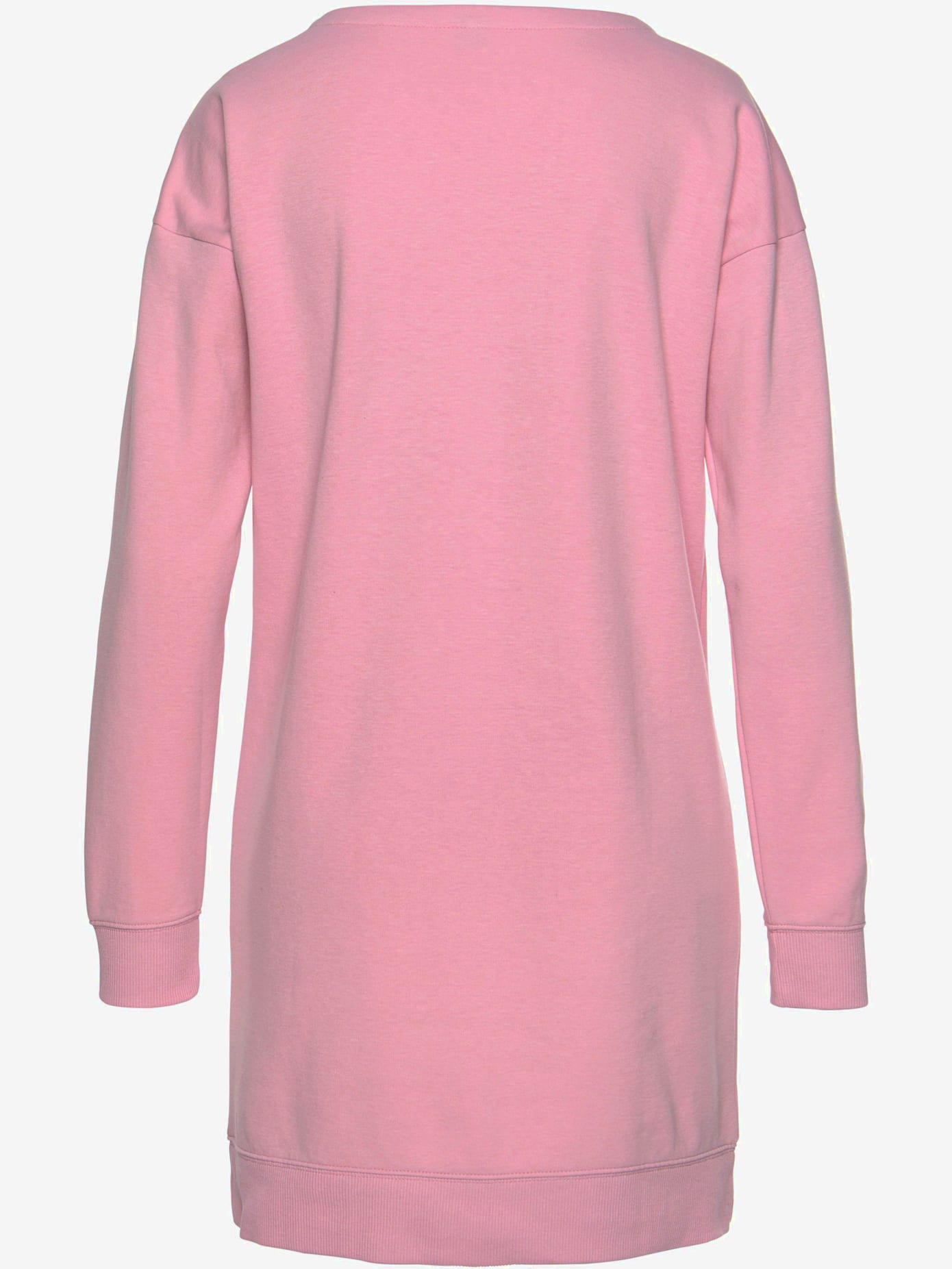 Robe en matière sweat robe d'intérieur sportive avec grand imprimé logo