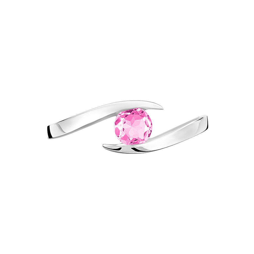 Bague Tiphaine Or Blanc Tourmaline