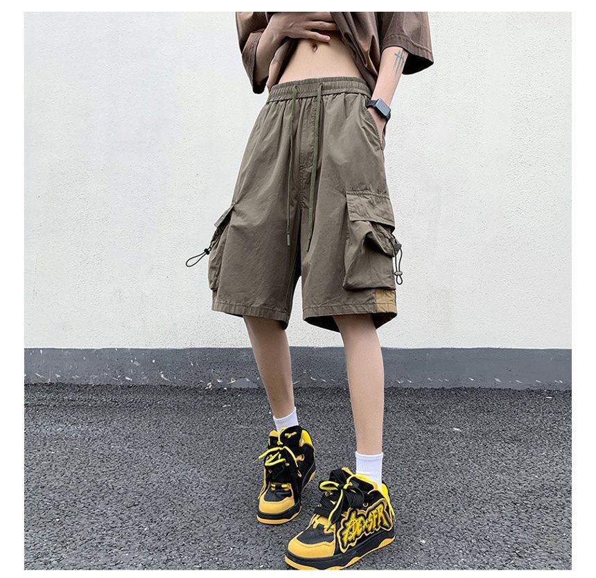 DuckleBeam - Cargoshorts met trekkoord in twee kleuren