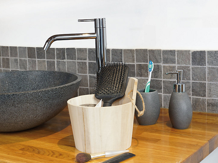 Seau naturel en bois Oslo Equipstore Création