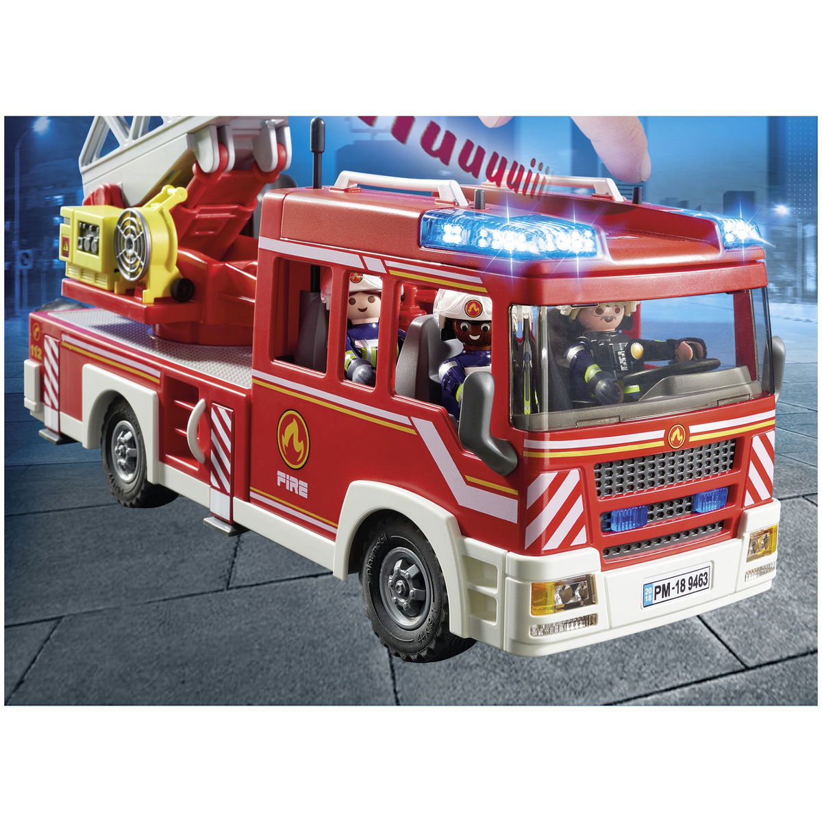 PLAYMOBILPLAYMOBIL   City Action 9463 Feuerwehr Leiterfahrzeug