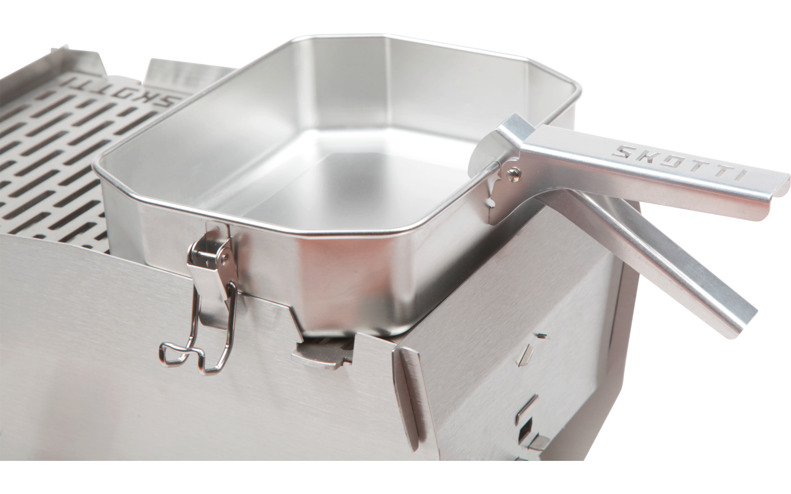 Skotti Multifunktionsbox Boks für Skotti Grill inklusive Hebezange 1 Liter