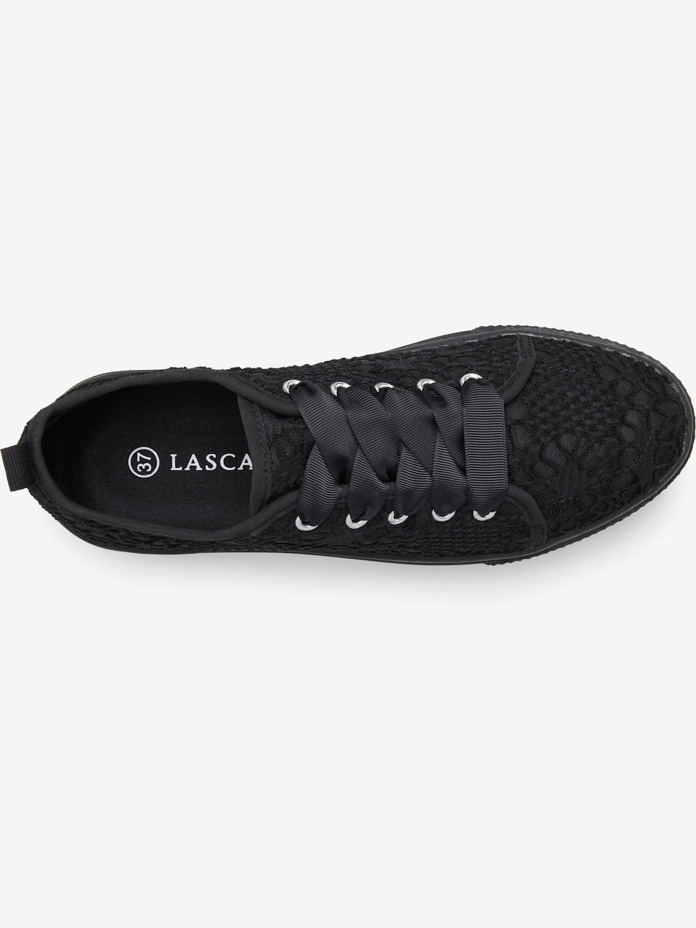 Baskets sneakers avec dentelle tendance et semelle compensée légère
