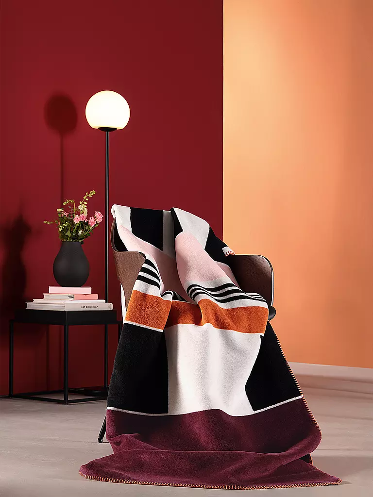 VILLEROY & BOCH Wohndecke 150x200cm MEMPHIS Schwarz/Weiss schwarz