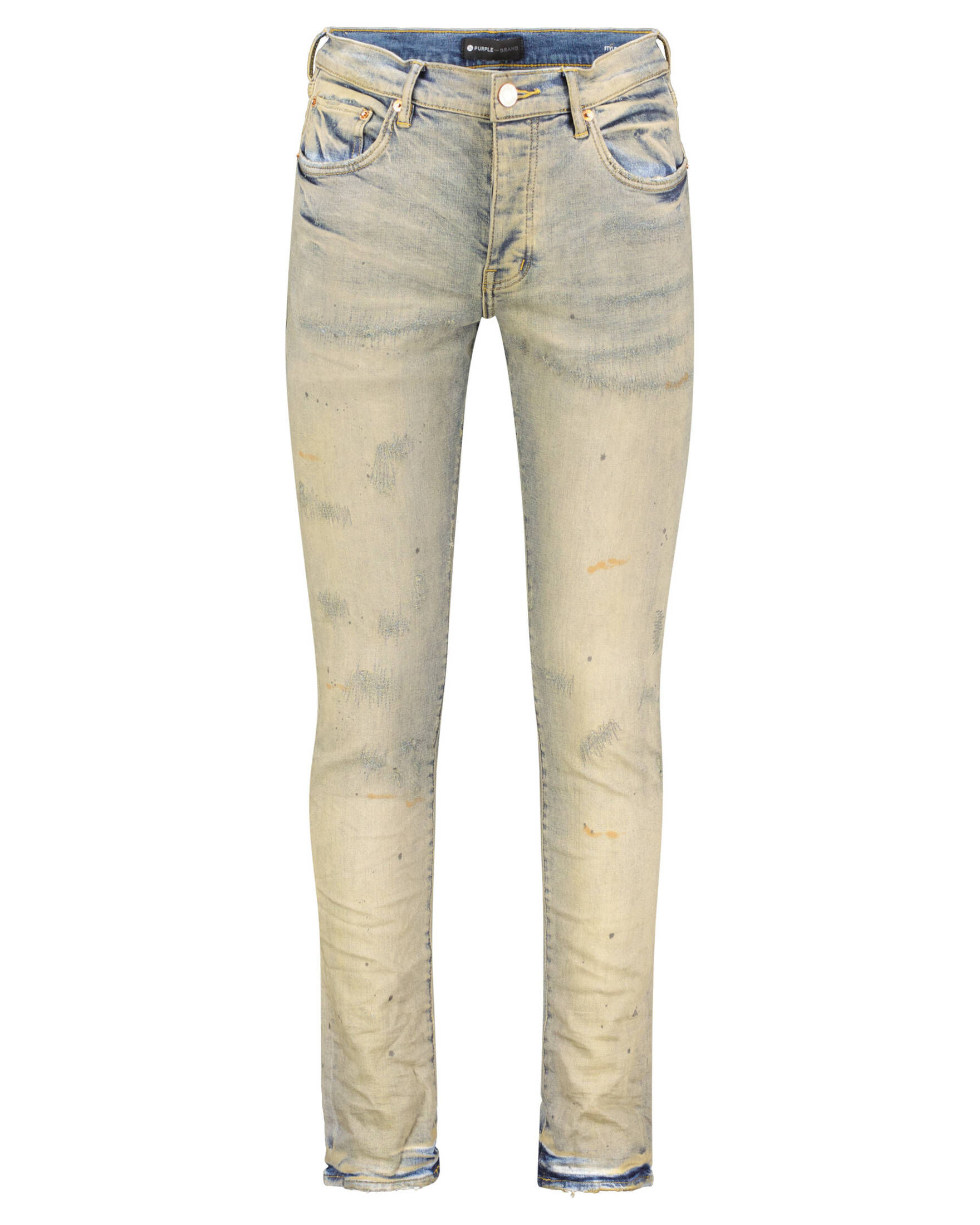 Purple Brand| Herren Jeans PAINT SPLATTER DISTRESSED Skinny Fit