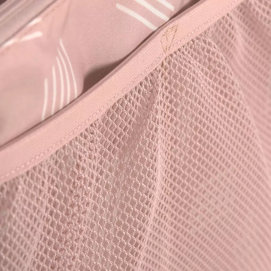 LÄSSIG Wickeltasche Casual Multitalent Organizer Soft Stripes rose