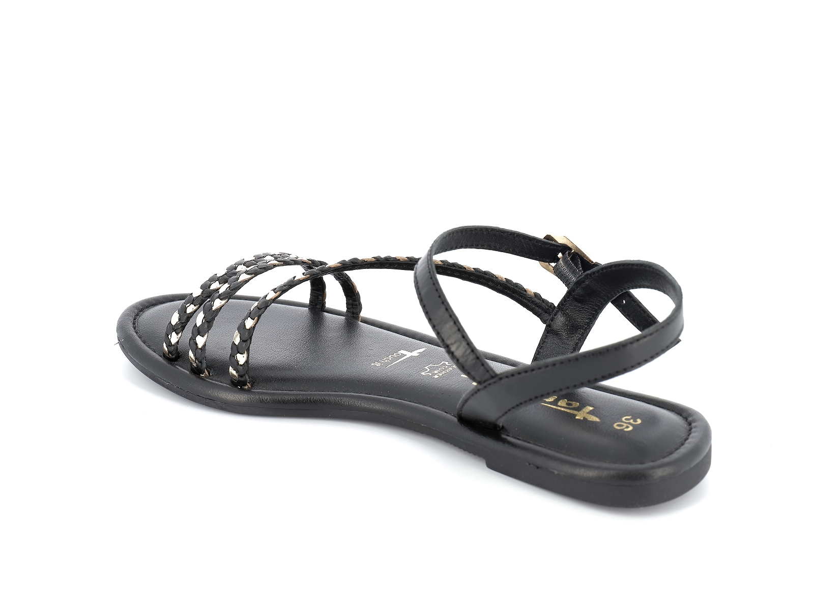 Tamaris-28113 Cuir Noir