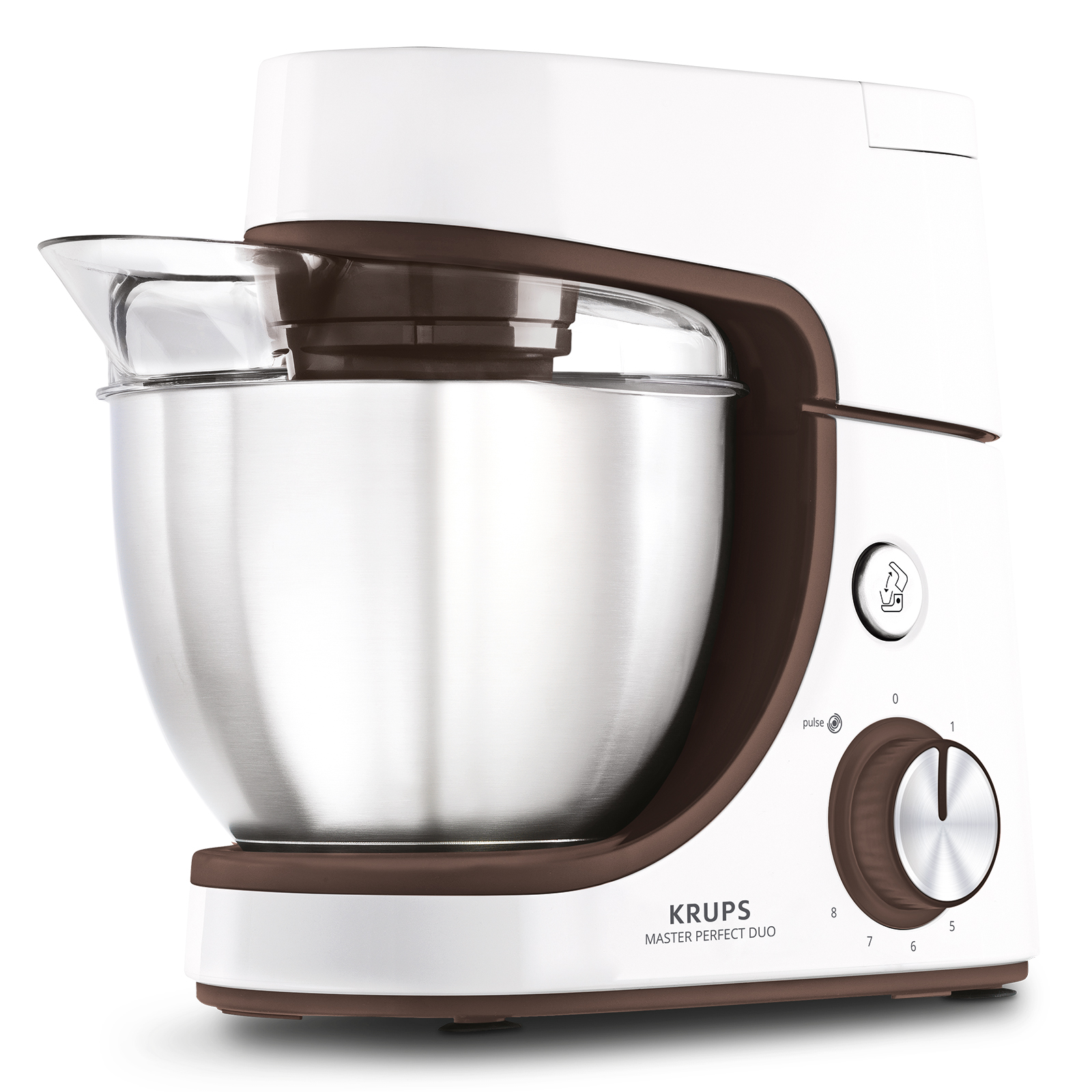 KRUPS Master Perfect Duo Küchenmaschine - weiß - 4,6 Liter