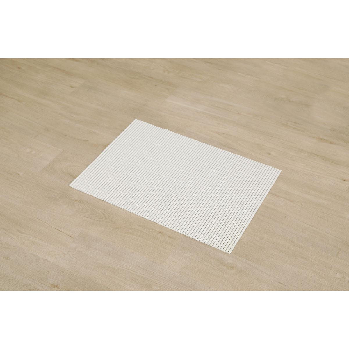 TAPIS ANTIDERAPANT 50X70CM BLANC