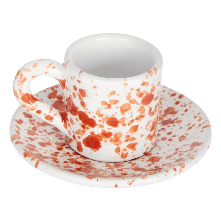 Popolo Tasse et sous-tasse Point | Terracotta