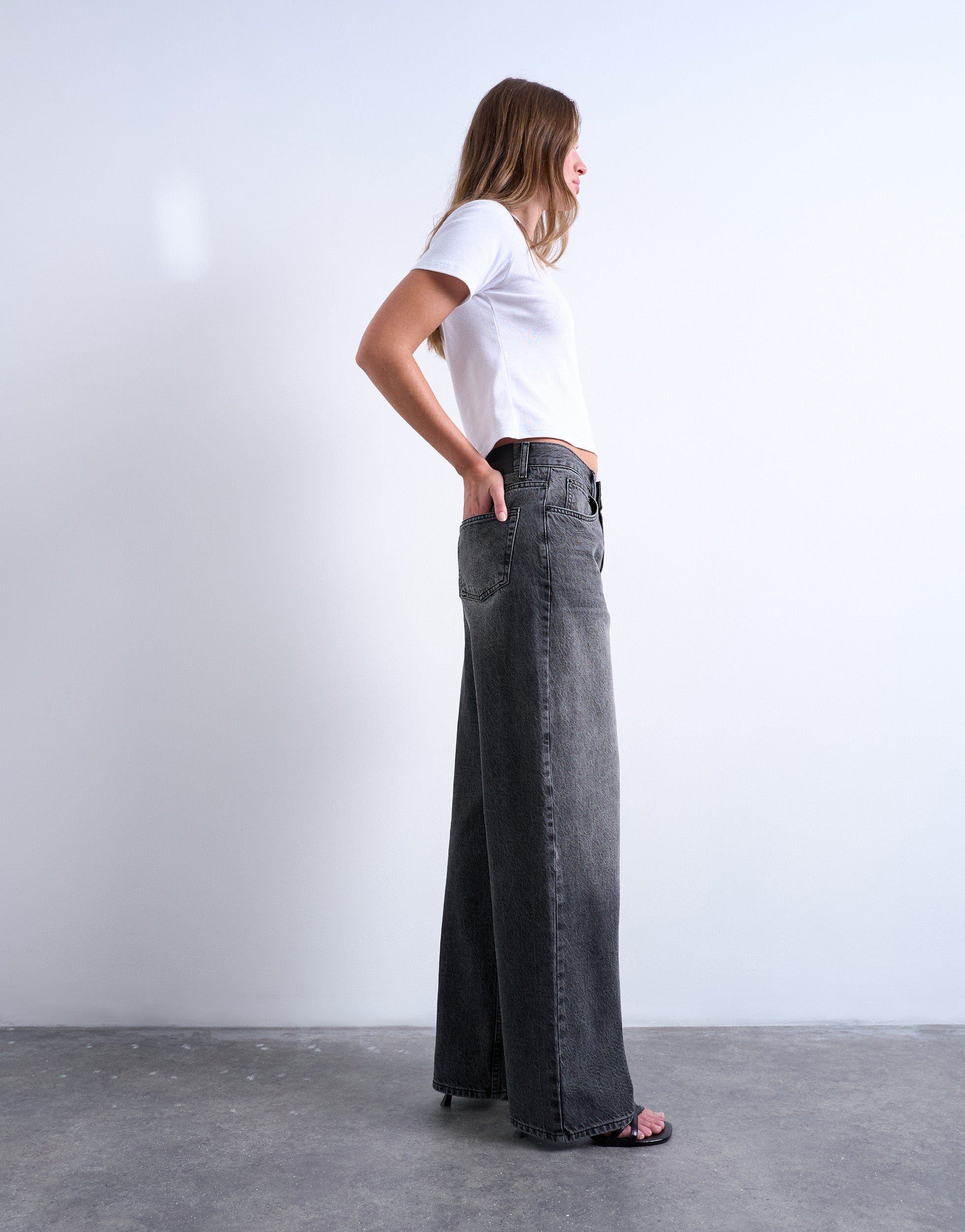 TSCOLUMN Mid rise Regular fit Jeans